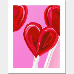 Heart Lollipop Posters and Art